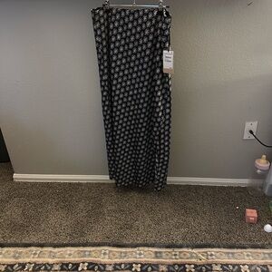 Nordstrom Black and White Maxi Skirt